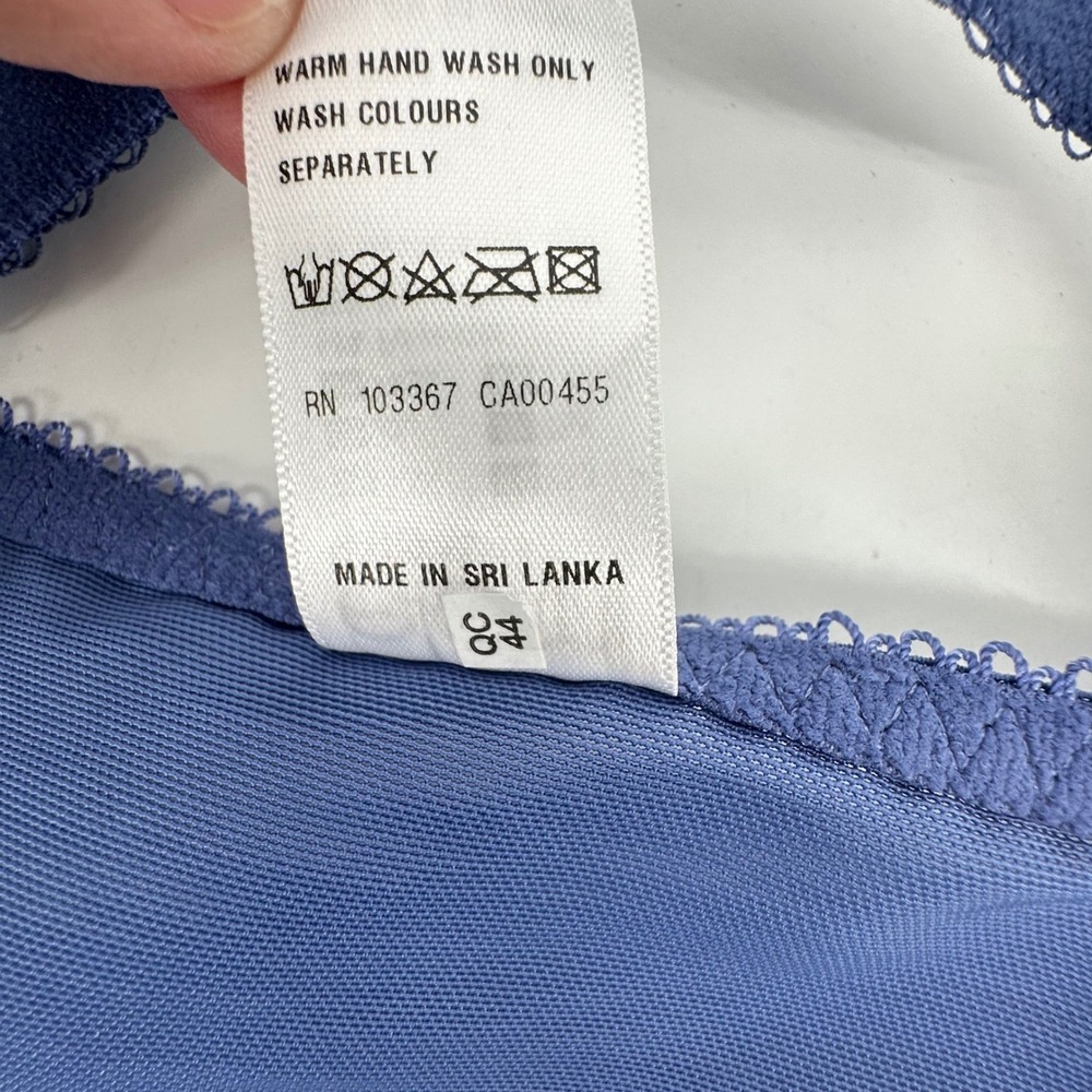 Elomi Morgan Bra Women 34J Blue Floral EL4110DEL NWT Romantic - Picture 6 of 9